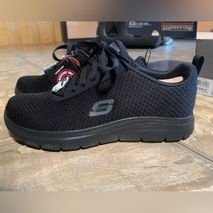Men’s Skechers work shoes with memory foam.